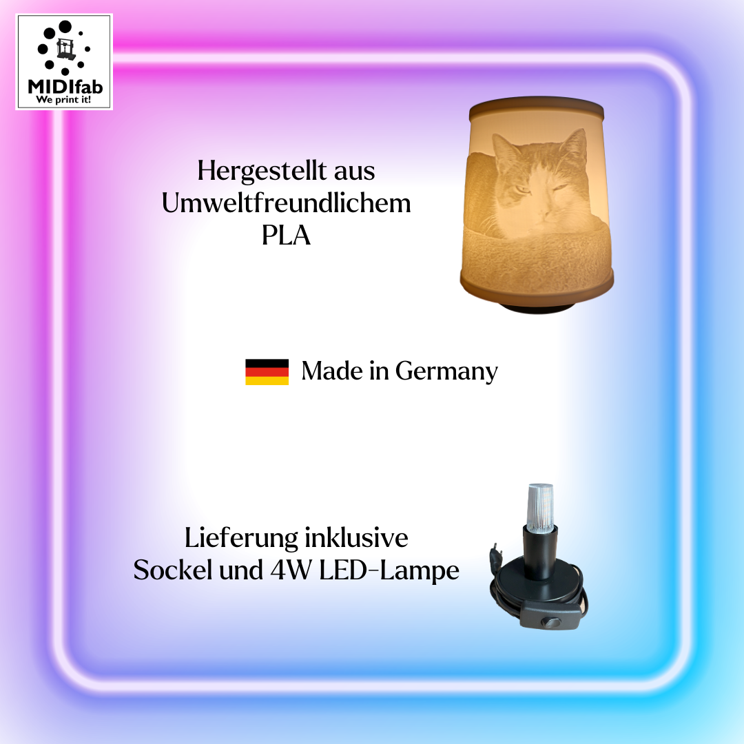 Festgehaltene Momente als Lampe