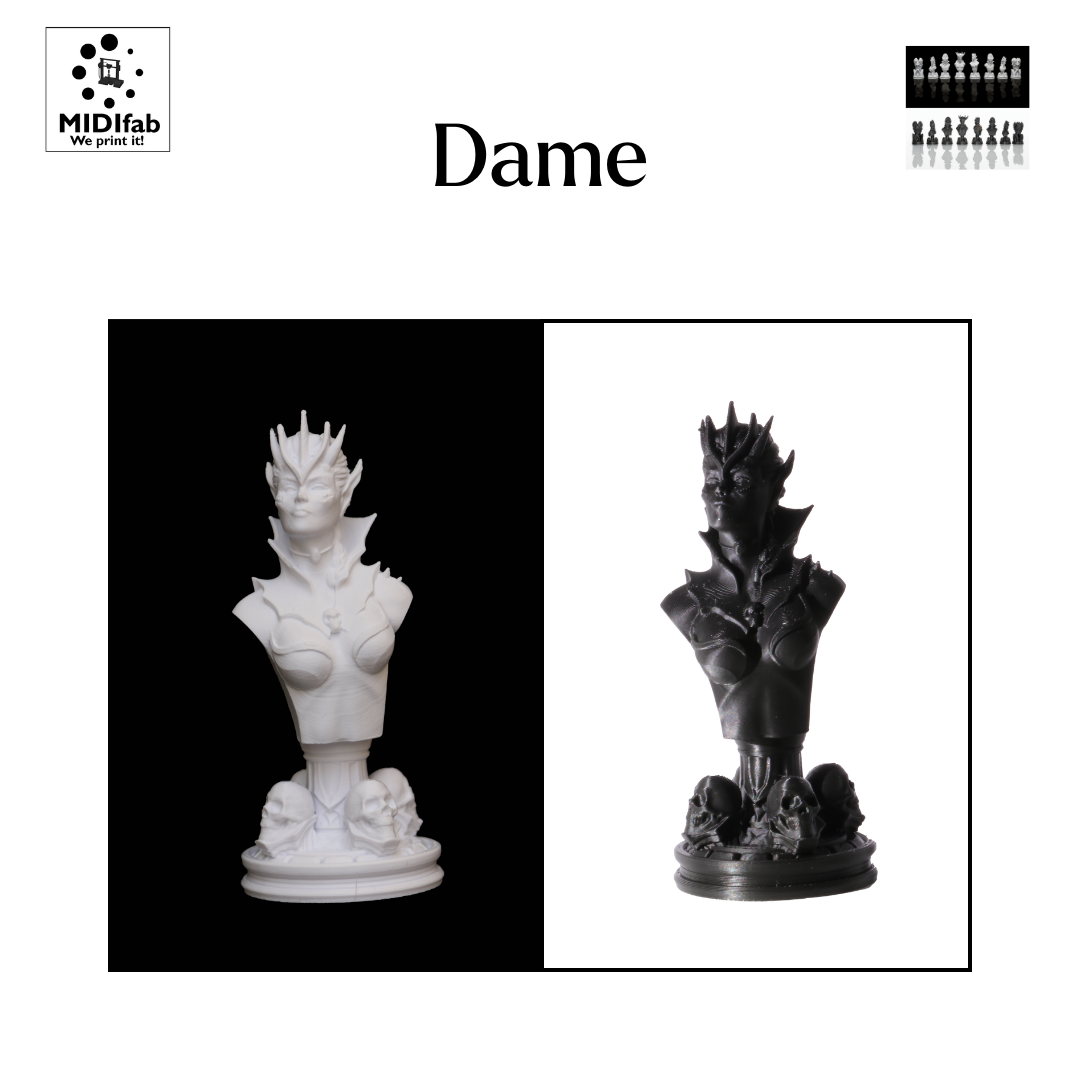 Dämonisches Schach-Figurenset – Spiele mit der Finsternis