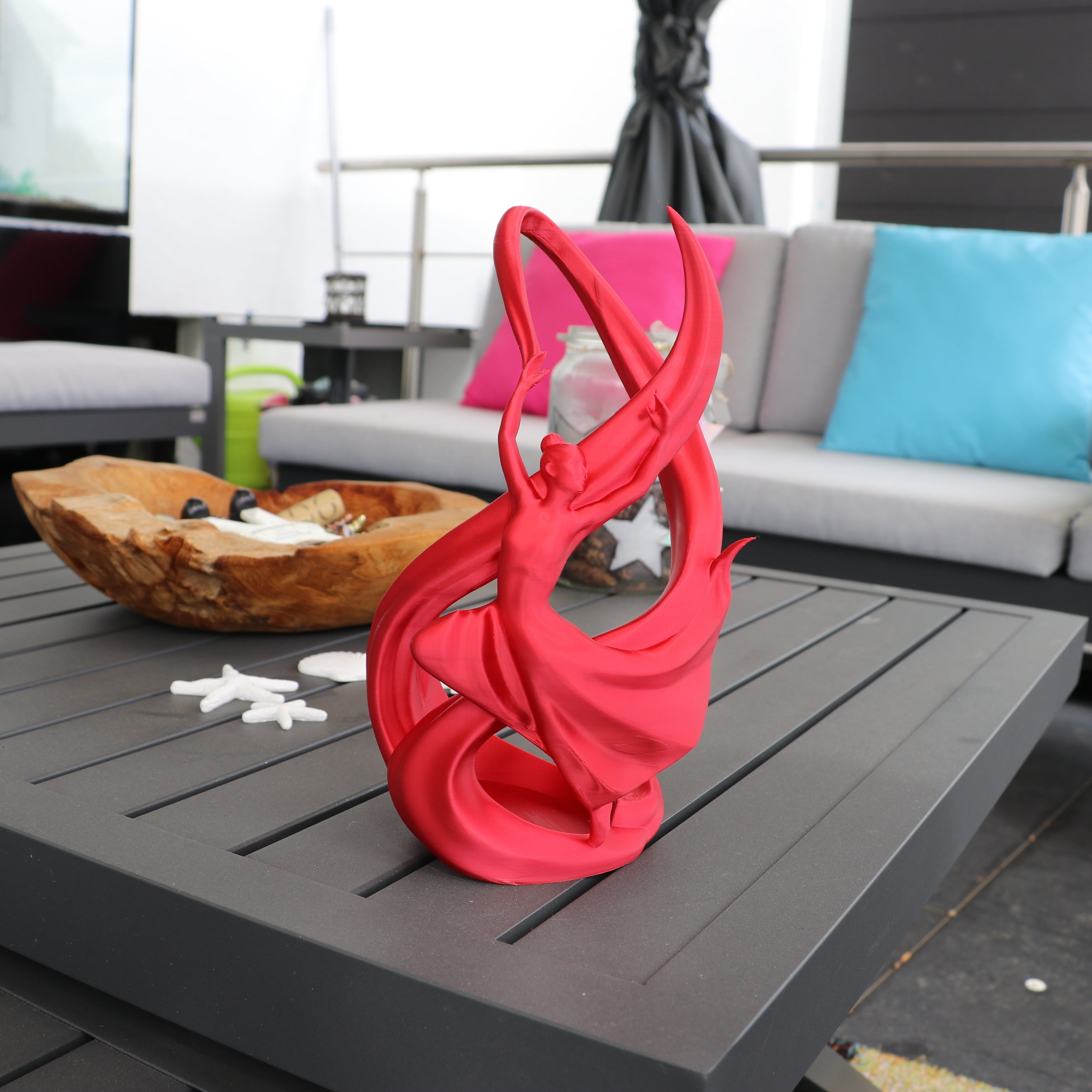 Ballerina wine bottle holder