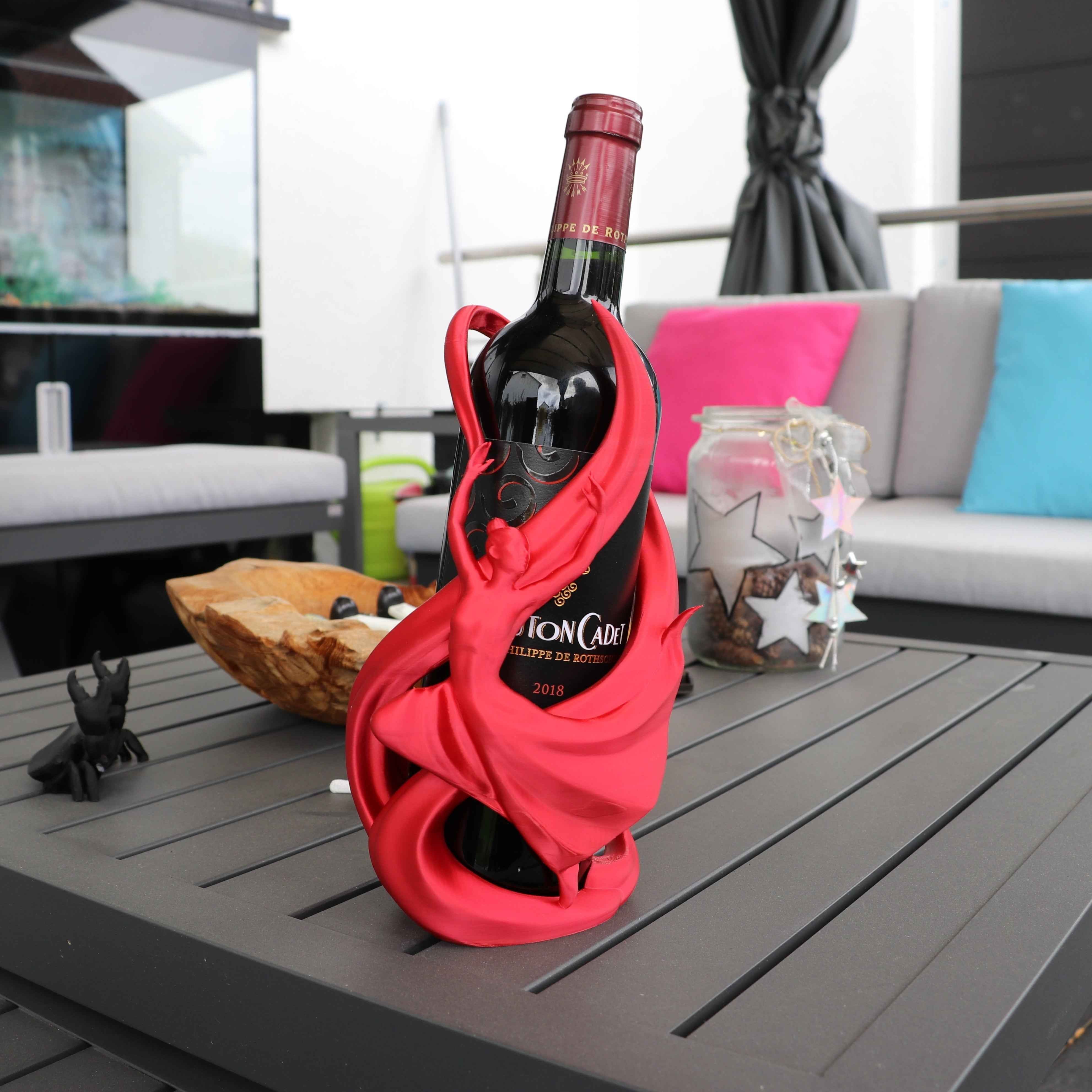 Ballerina Weinflaschenhalter