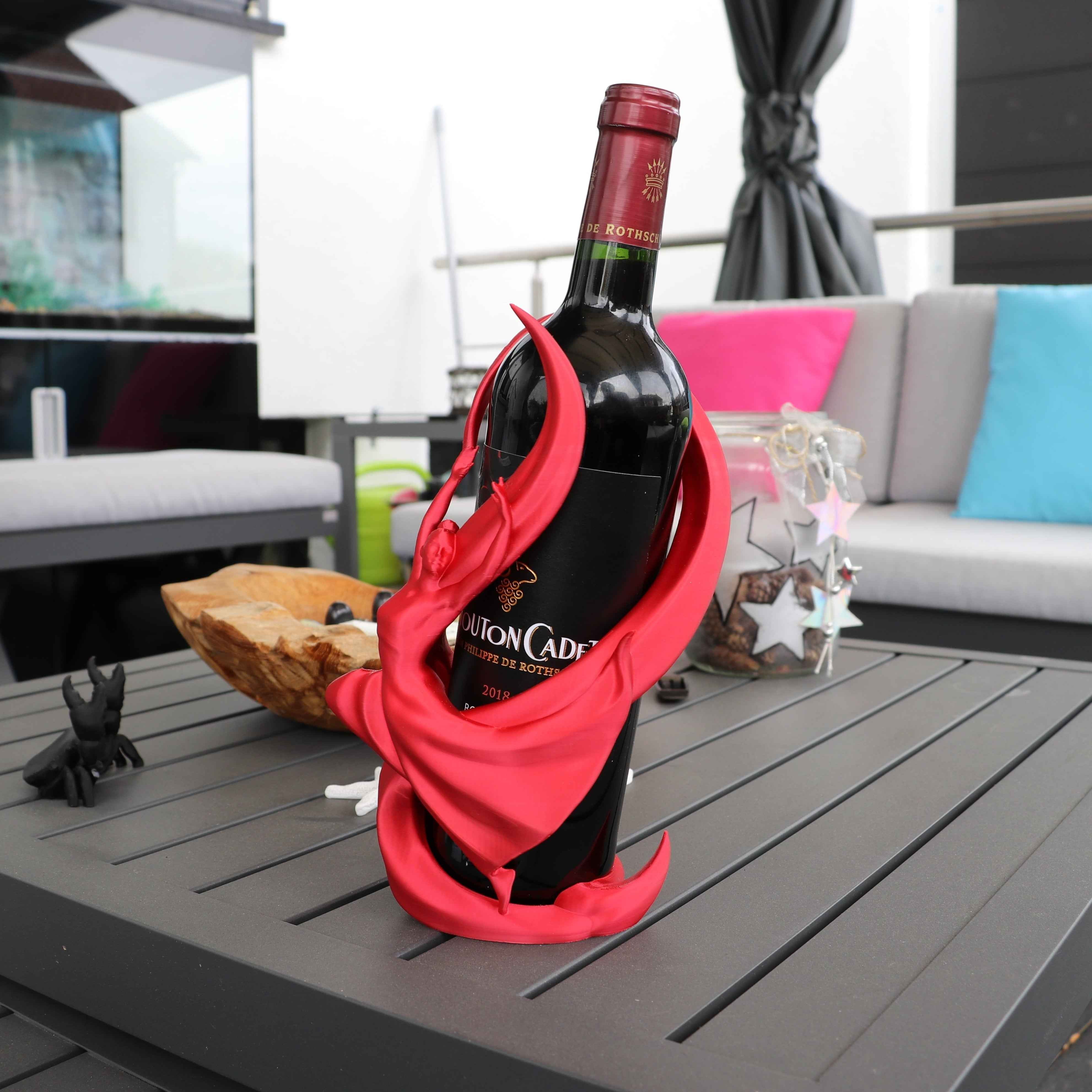 Ballerina Weinflaschenhalter