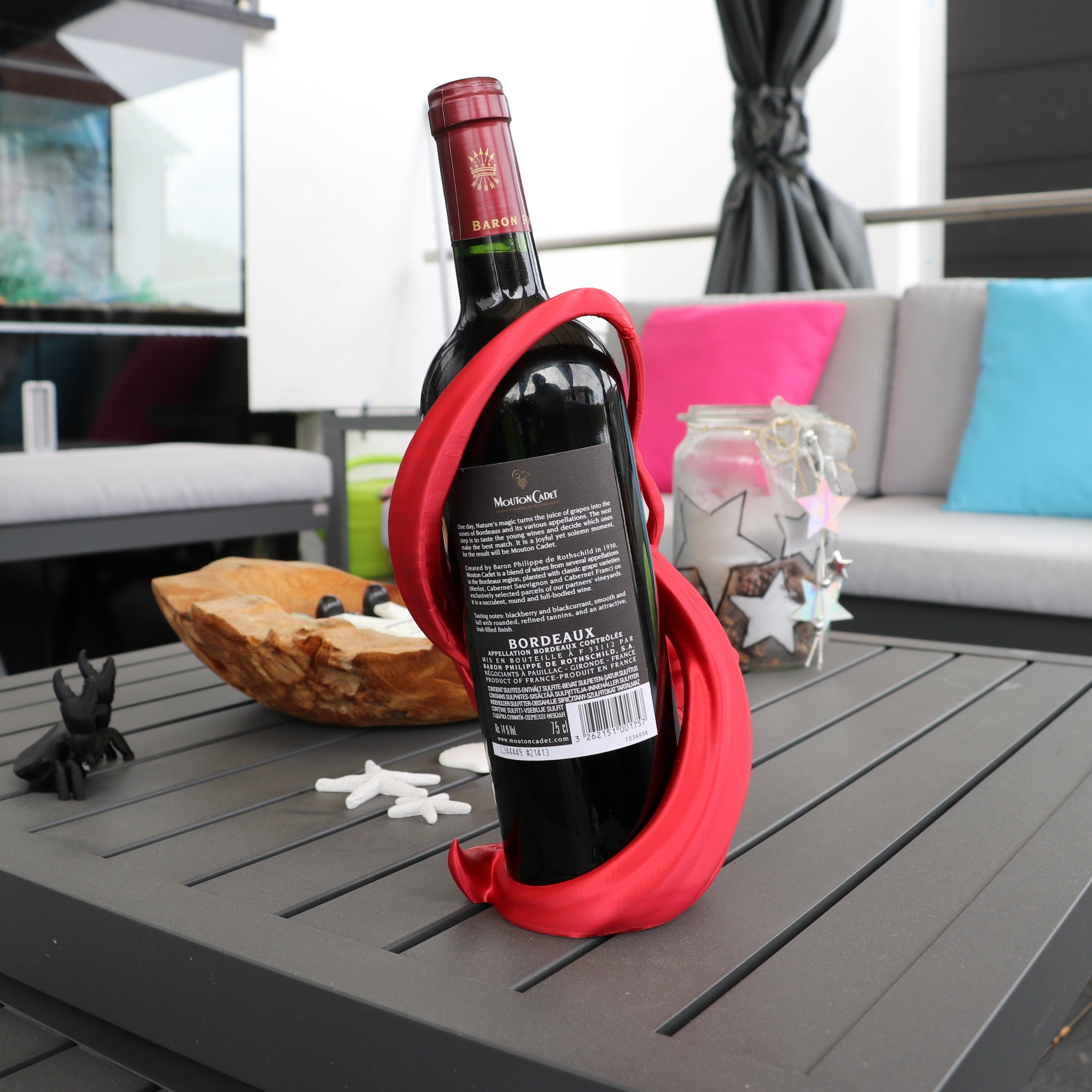 Ballerina wine bottle holder