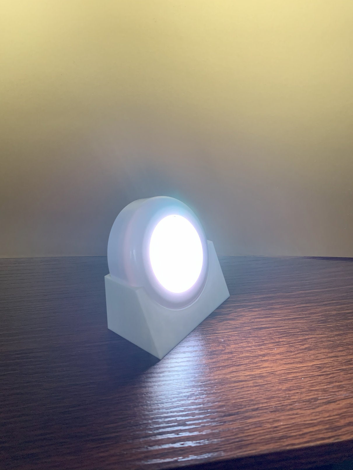 Lithophan Bild Rund zum Aufstellen mit Beleuchtung