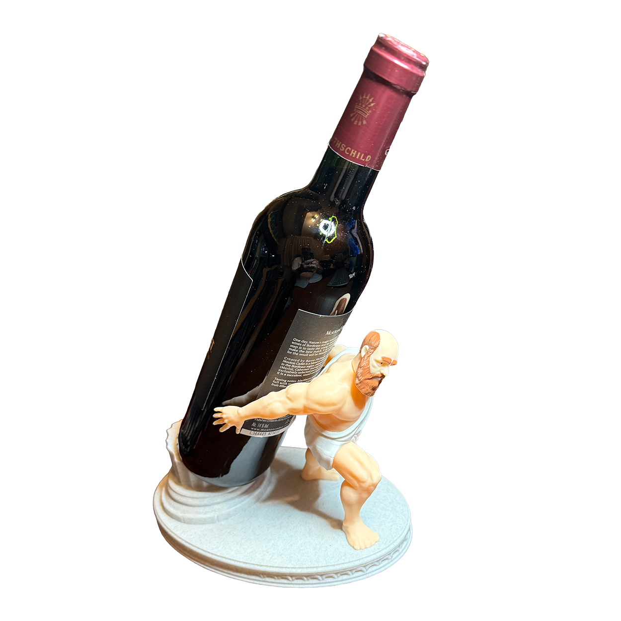 GodlyGrip Weinflaschenhalter – Dein Aufstieg in den Wein-Olymp!