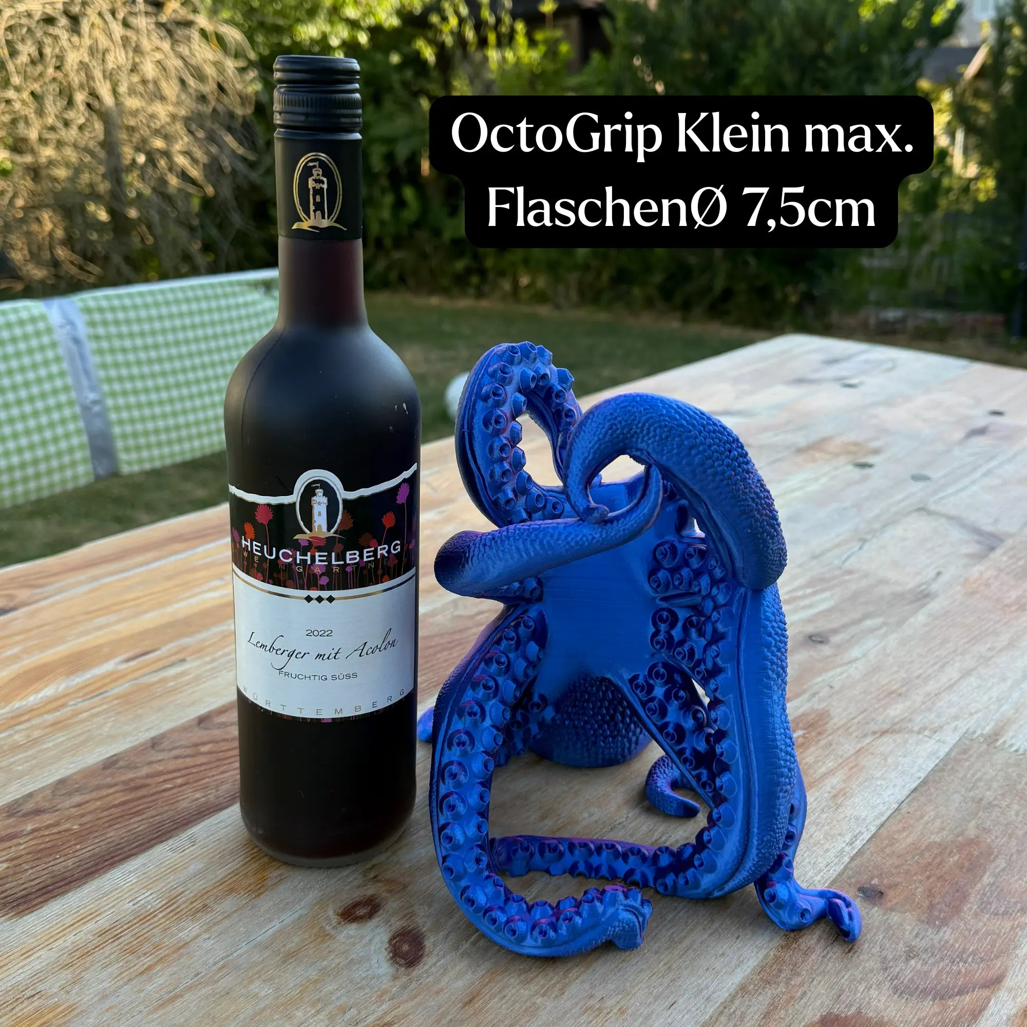 OctoGrip Dein Weinflaschenhalter